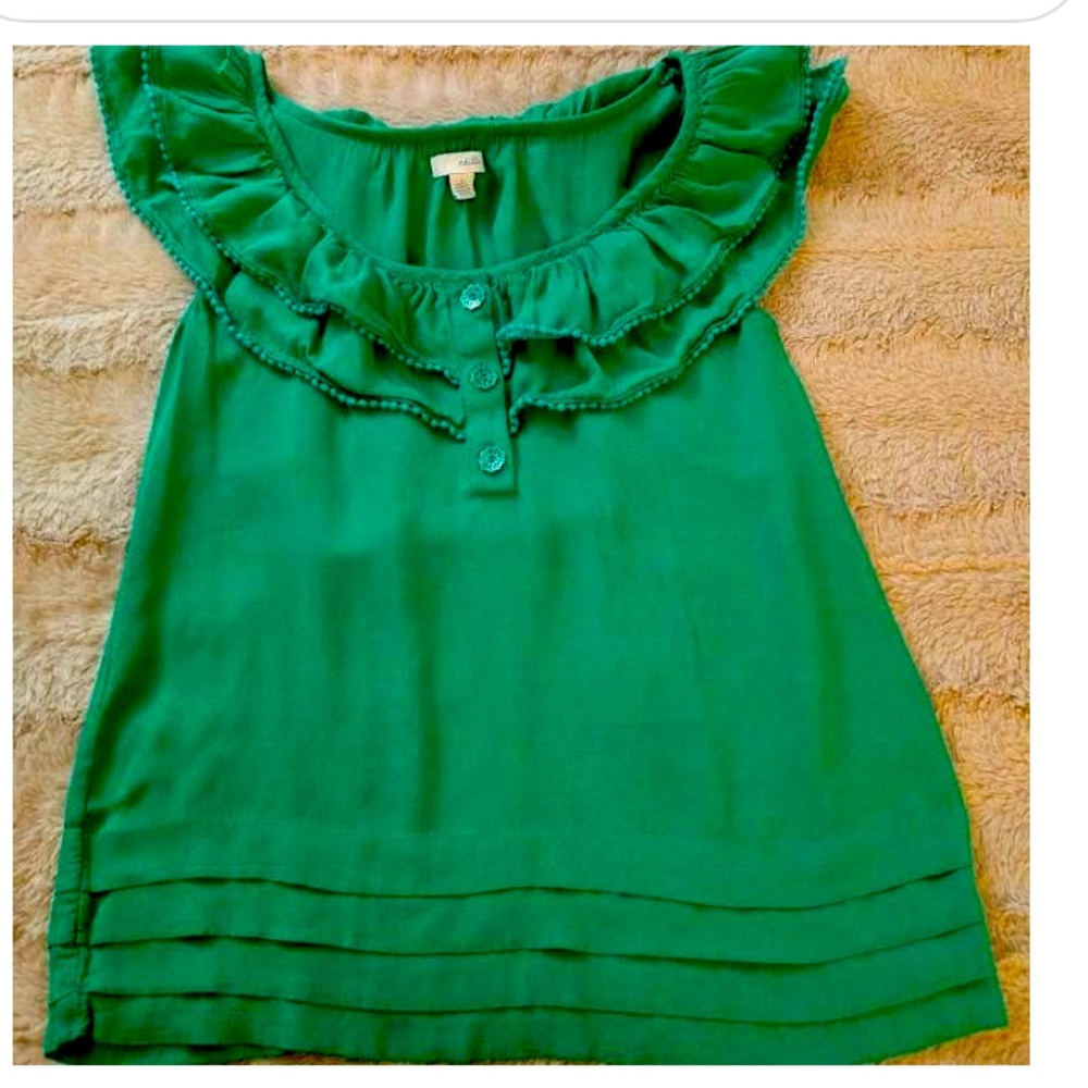 Odille Anthropologie top. Size 2